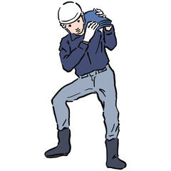 浮世絵風の職人カラー_12