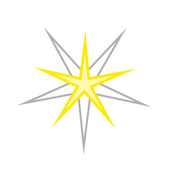 Obraz premium Radiant Star Emblem