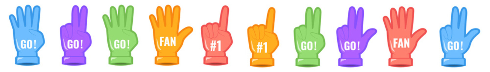 Png foam finger cartoon with fan support sport concept team competition fun illustration vector stadium emblem winner background college cheer

