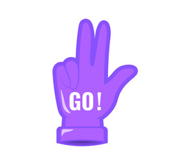 Png supporter icon with foam finger soccer football team baseball basketball cheer arm gesture design cartoon vector background white success

