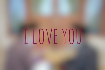 Fototapeta premium DESIGN OF SINCERE LOVE MESSAGES OR ILLUSTRATIONS