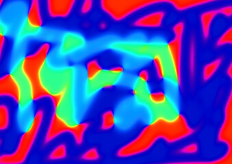 colorful background of abstract forms