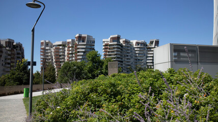 Milan modern district citylife image of design and fashion of the city