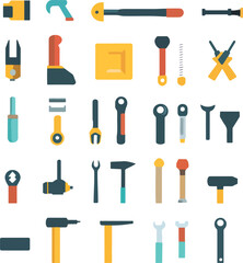 tools icon set