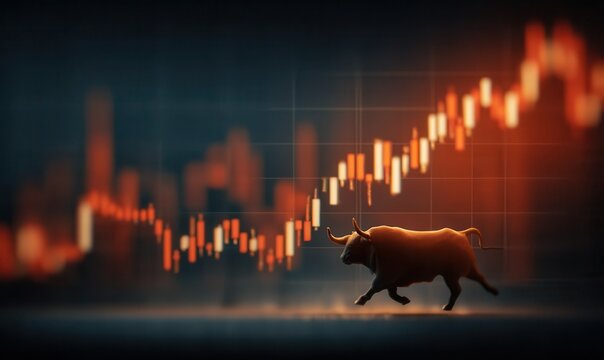 Bull market and rising stock prices