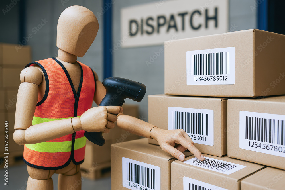 Poster efficient inventory management relies on accurate verification processes and thorough scanning to en