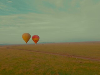 hot air balloons