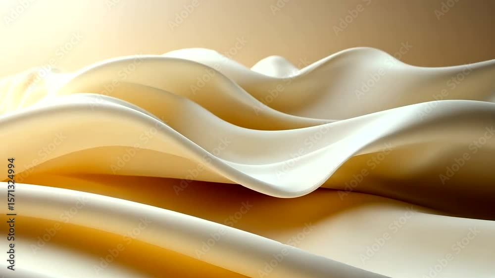 Wall mural elegant silk abstract background with soft waves and subtle color gradients perfect for presentation