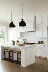 elegant contemporary kitchen room interior Modern Contemporary .white and wood material
