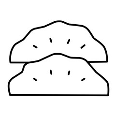 restaurant food vector icon