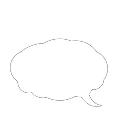 吹き出し(もくもく)