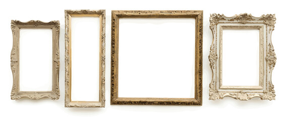 Ornate vintage picture frames antique gold