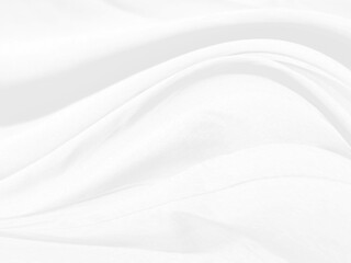 Clean fashion soft fabric textile woven beautiful abstract smooth curve shape decorative white and gray background