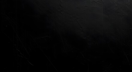 Black Dark Black Grunge Textured Concrete Stone Wall Wall