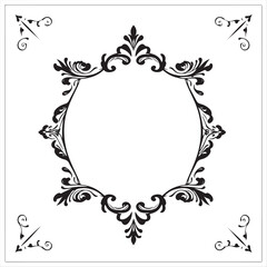 Black and white vector corner silhouettes in vintage, floral, geometric, and minimalist styles.  Timeless and elegant design, ideal for borders, frames, and certificate embellishments.