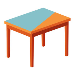 Minimalist Furniture Table Silhouette Design