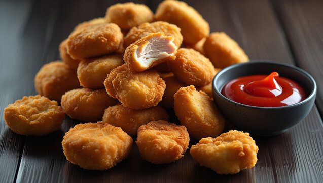 fried chicken nuggets
