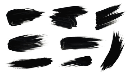 Black Brush Strokes Collection paint artistic