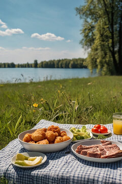 picnic in the garden