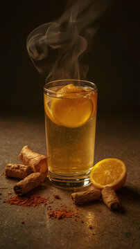 cup of tea with lemon