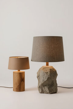 lamp on the table