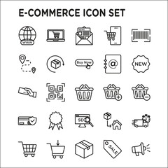 E-commerce icon set
