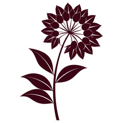 vector illustration of a flower