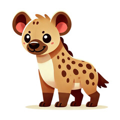 hyena cute illustration for kids