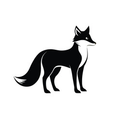 black fox silhouette