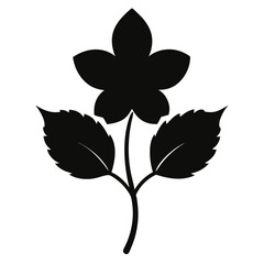 Obraz premium silhouette of a flower