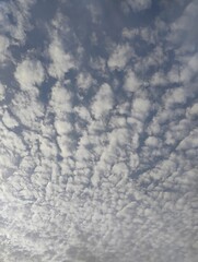 blue sky with clouds