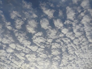 blue sky with clouds
