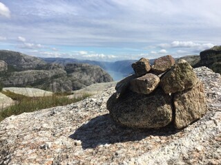 The Pulpit Rock hiking in Norway