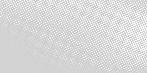 Halftone gradient. Dotted gradient, smooth dots spraying and halftones dot background seamless horizontal geometric pattern vector template set