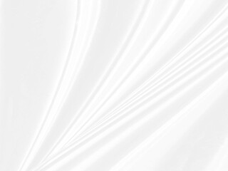 beauty clean and soft fabric white abstract smooth curve shape decorate fashion textile background