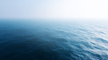 Obraz premium Vast empty ocean gentle wave blue water tranquil horizon peaceful nature outdoor