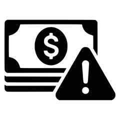Financial Risk Warning Icon