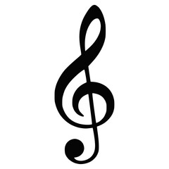 Treble Clef Symbol Icon