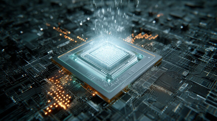 AI Processor with Dynamic Visual Effects