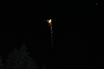light in the sky