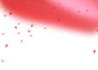 red hearts falling