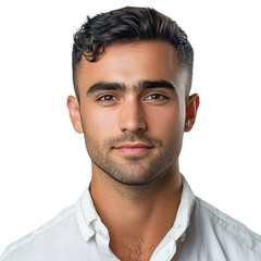 Fototapeta premium male headshot isolated on transparent background