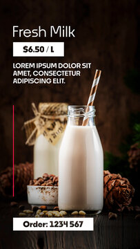 Supermarket Food Product Promo Template