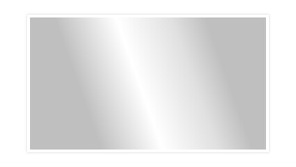 Transparent shiny glass plate. Clear glass showcase on a transparent background. Realistic laptop or TV screen glare or reflection. Vector illustration.