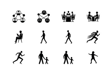 people icon set
