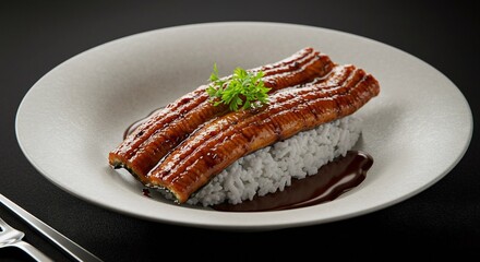 Delicious Grilled Eel over Rice Unagi Don Recipe Inspiration