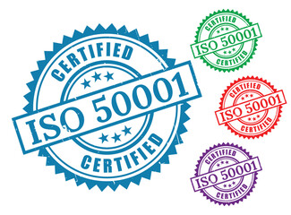 ISO 50001 Guarantee Labels, Sustainable Energy System Stamp Collection