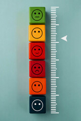 Satisfaction and well-being rating scale. Evaluates happiness. Mental health, work-life balance, financial stability, and personal growth concepts.