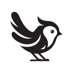 lovebird vector silhouette clip art logo design illustration. abstract bird collections.