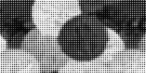 Bitmap pixelated grunge gradient texture. Black and white dither pattern wallpaper. Abstract glitchy pattern. 8 bit video game background. Wide raster backdrop. Retro pixel art Illustration. Vector